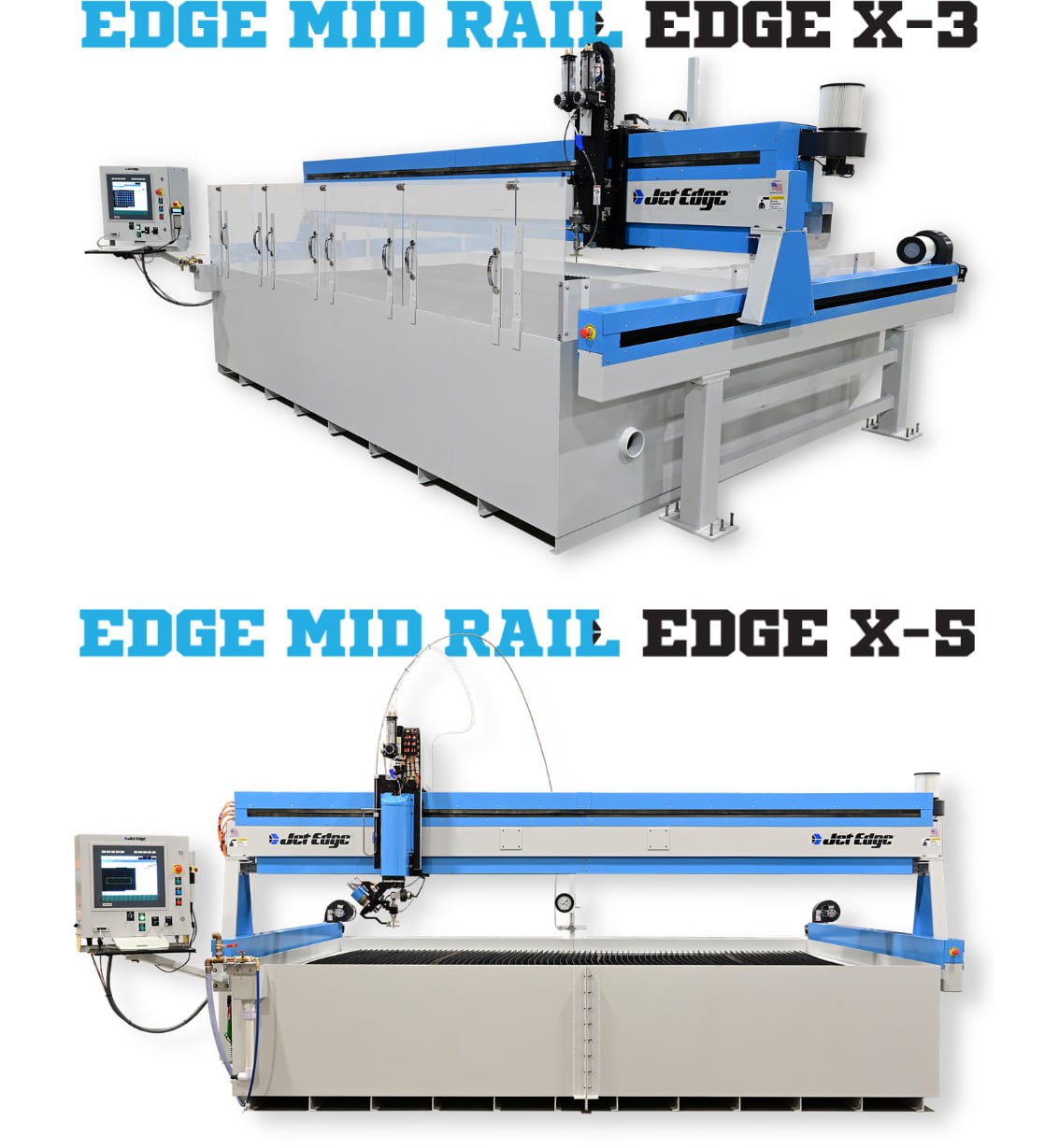 Edge Mid Rail X3 and X5